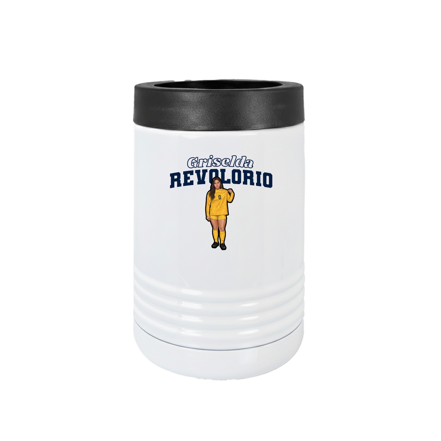 Beverage Holder — Name Arch in White