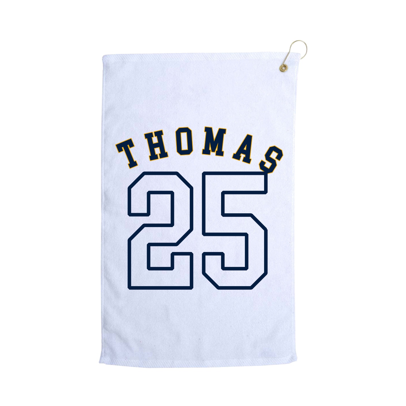 Golf Towel — Shirsey Arch in White