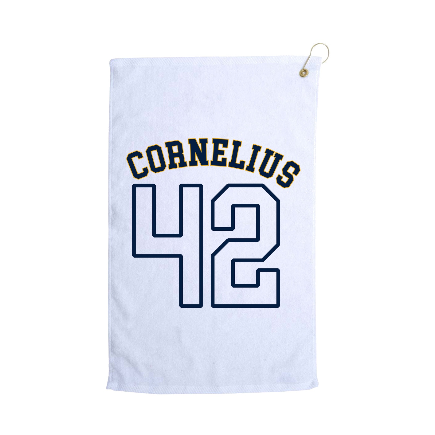 Golf Towel — Shirsey Arch in White
