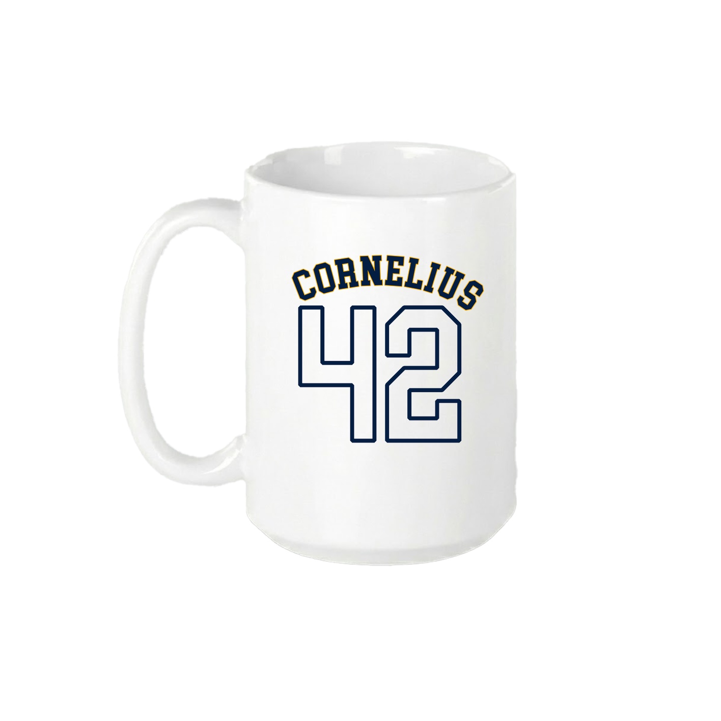15oz Coffee Mug — Shirsey Arch in White