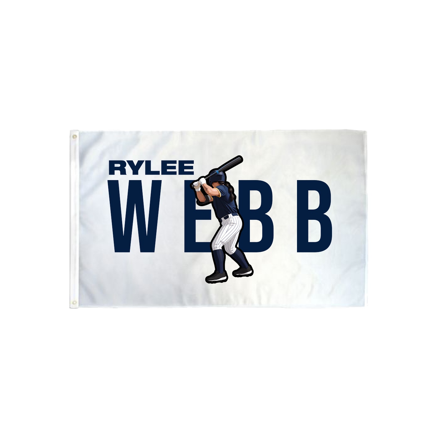 3x5 Flag — Player Name in Classic
