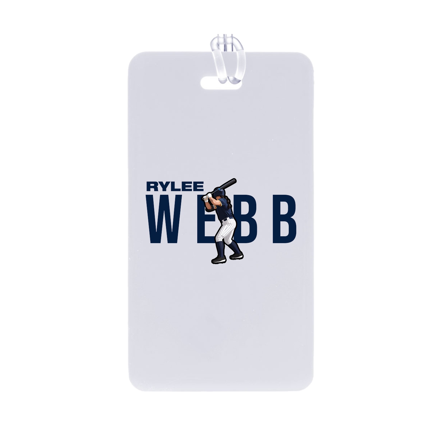 Bag Tag — Player Name in Classic