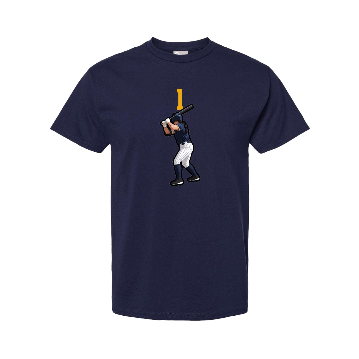 Youth Tee — Number Top in Navy