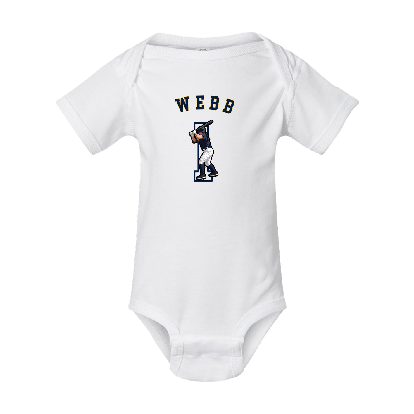 Baby Onesie — Shirsey Arch in White