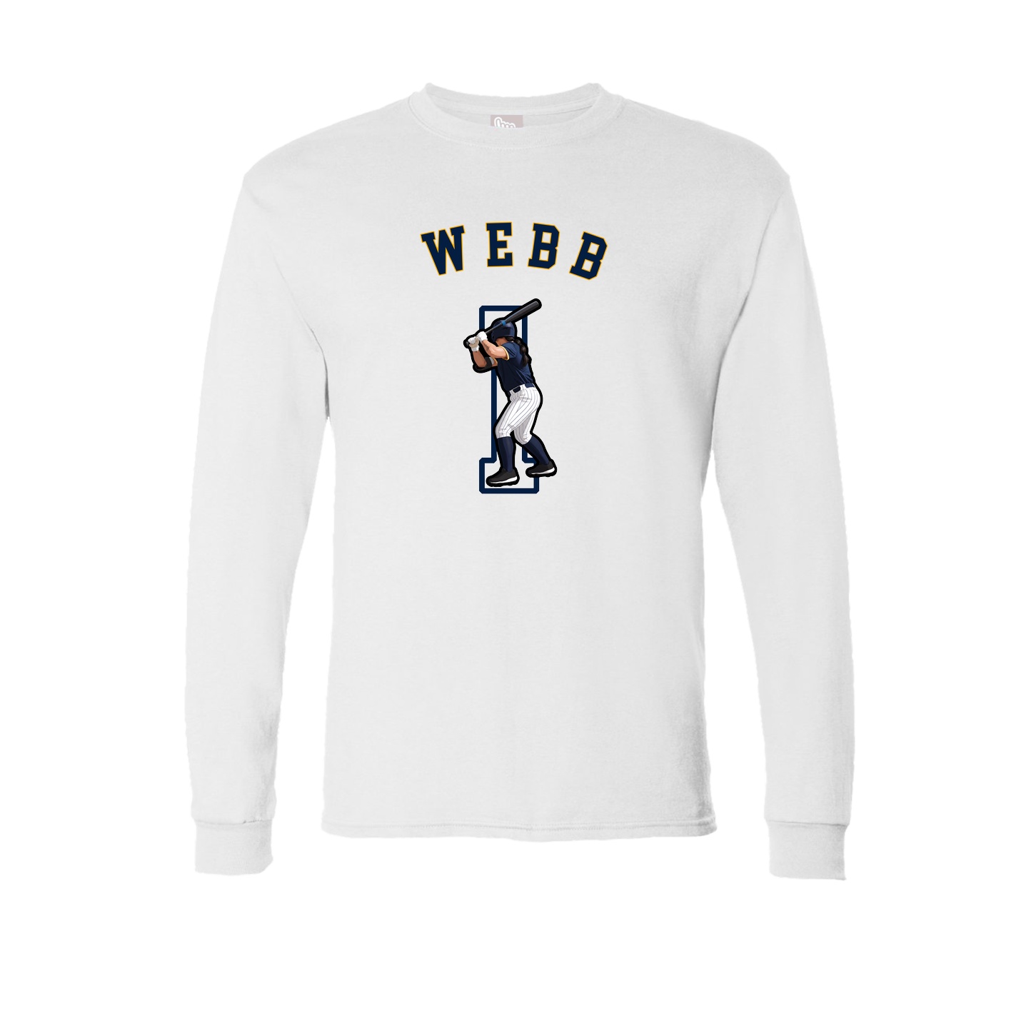 Long Sleeve Tee — Shirsey Arch in White