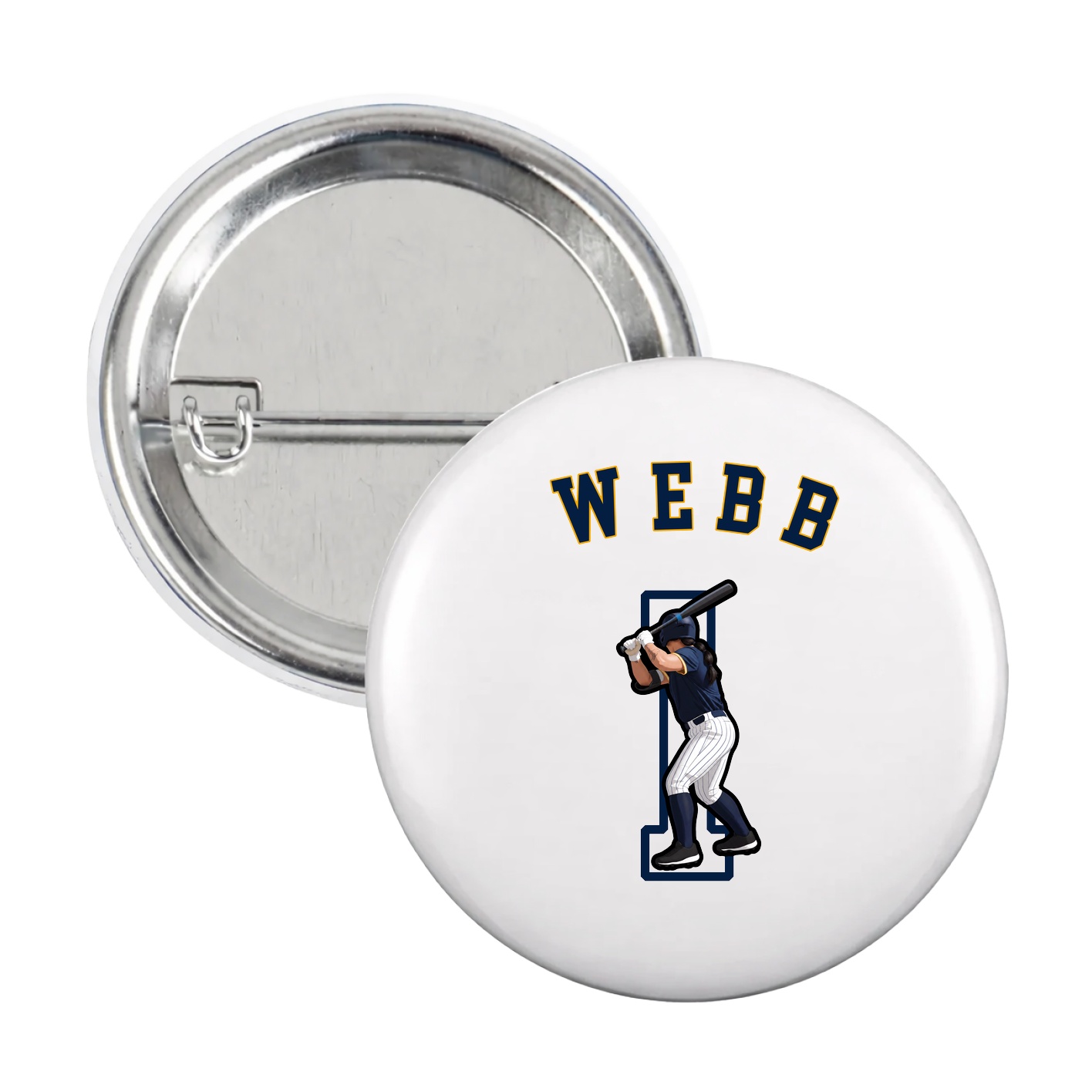 Game Day Button — Shirsey Arch in White