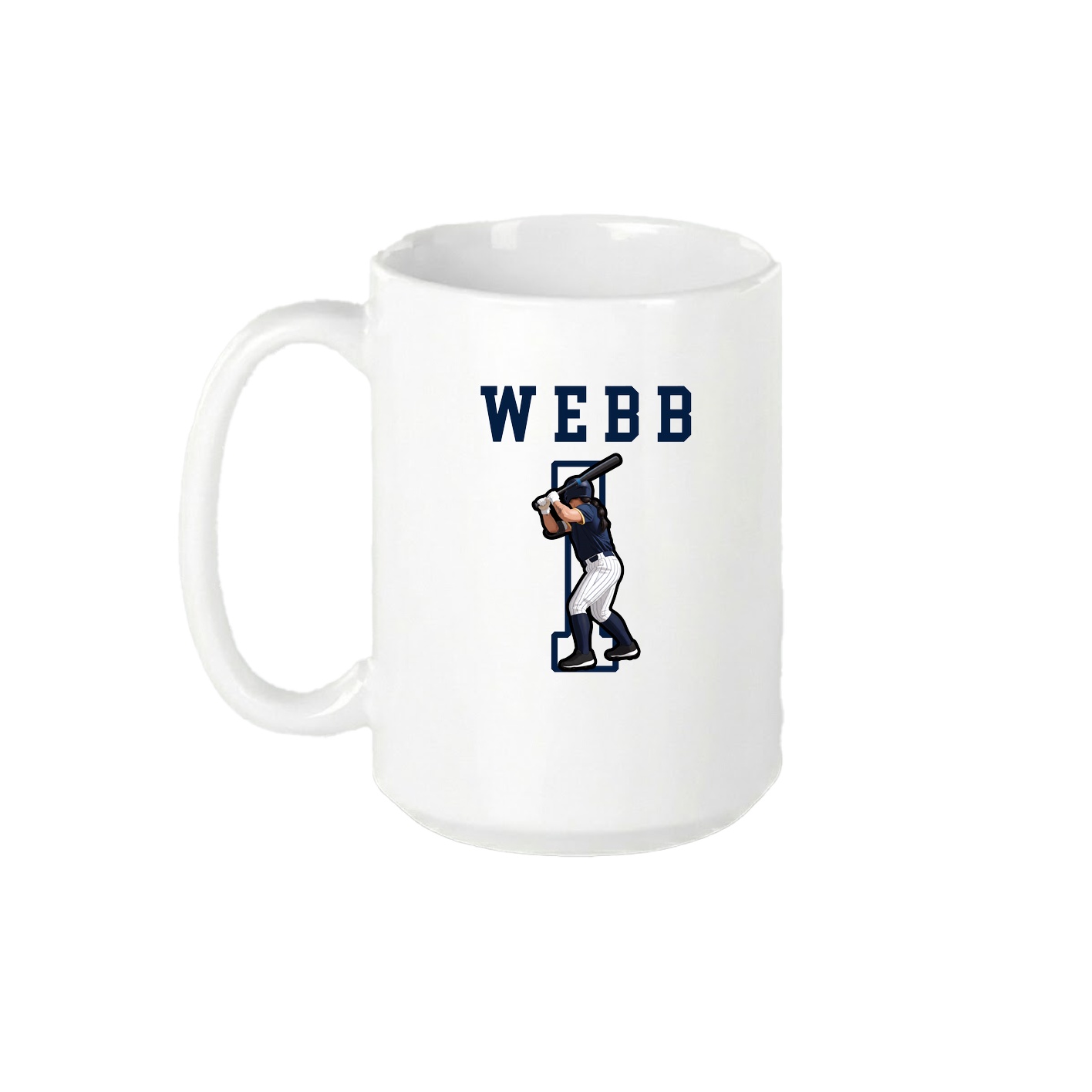 15oz Coffee Mug — Shirsey in White