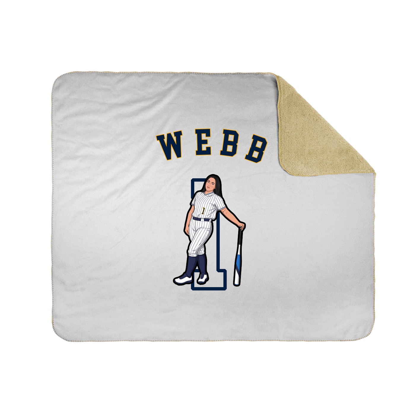 Throw Blanket — Shirsey Arch in White
