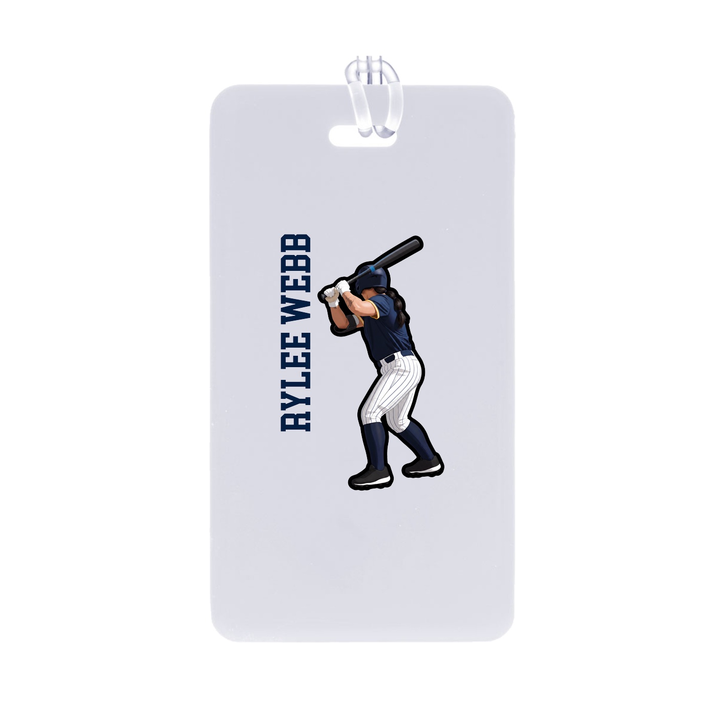 Bag Tag — Name Vertical in Classic