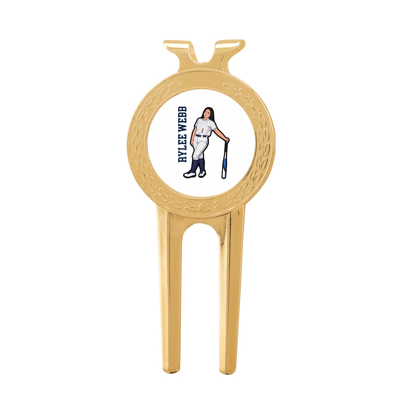 Divot Tool with Ball Marker — Name Vertical in Classic
