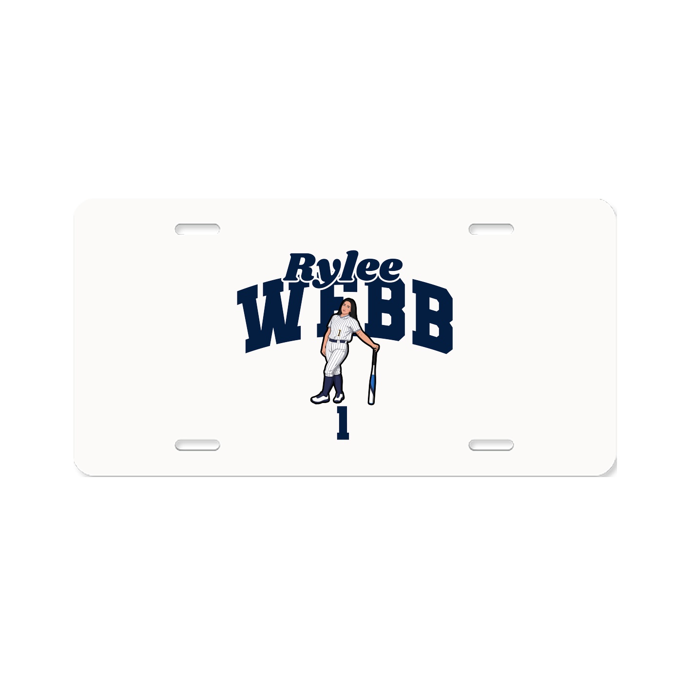 License Plate — Signature Arch in Classic