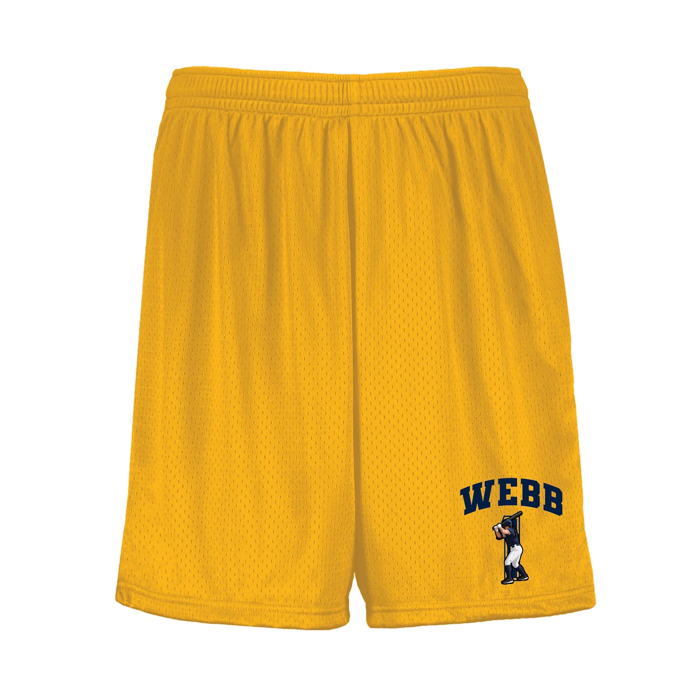Shorts — Number in Gold