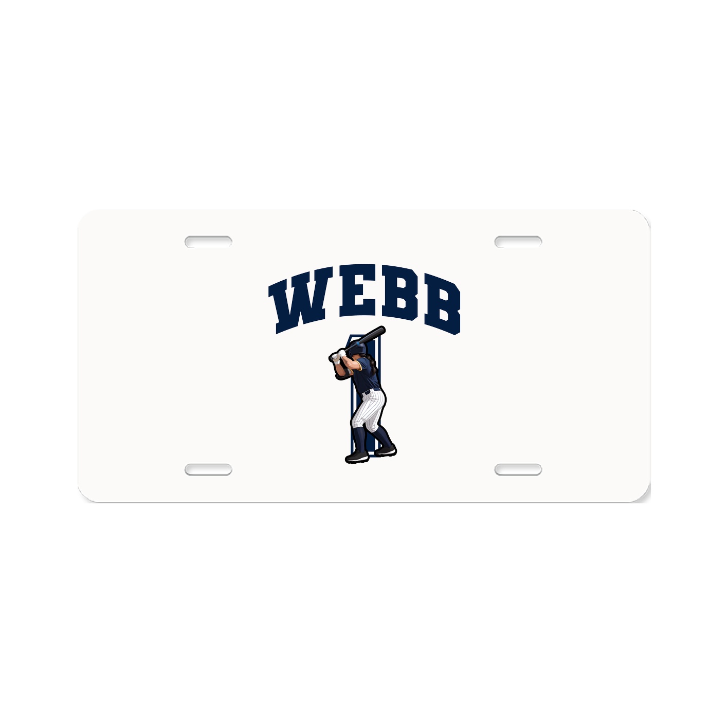 License Plate — Number in Classic