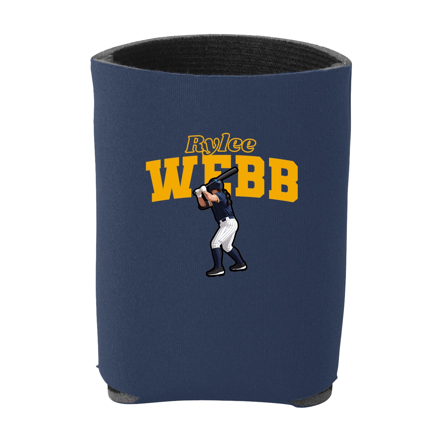 Can Holder — Name Arch in Navy