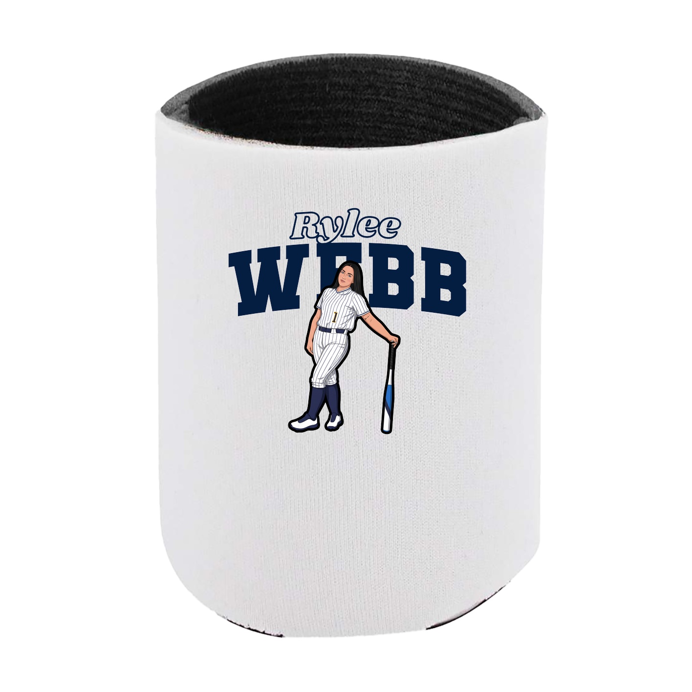 Can Holder — Name Arch in White