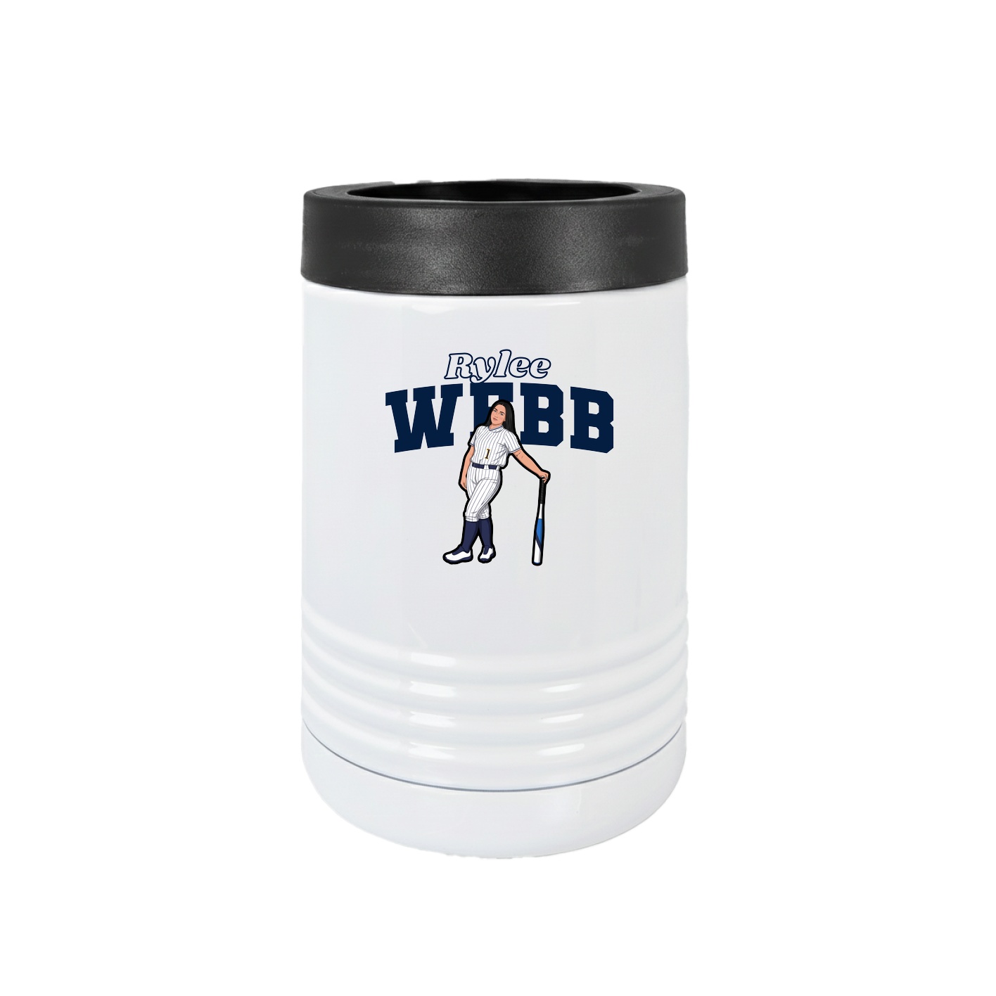 Beverage Holder — Name Arch in White
