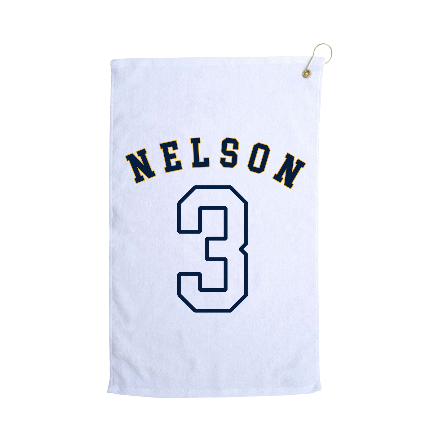 Golf Towel — Shirsey Arch in White