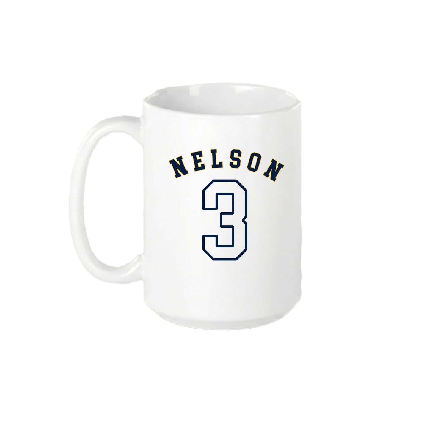15oz Coffee Mug — Shirsey Arch in White