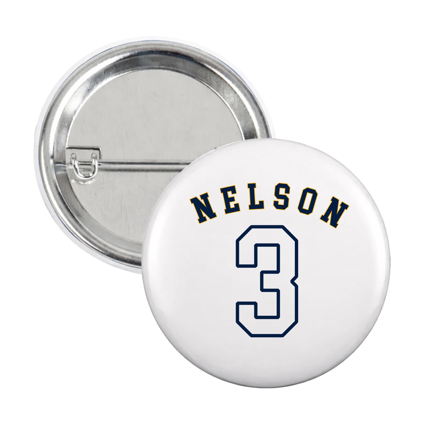 Game Day Button — Shirsey Arch in White
