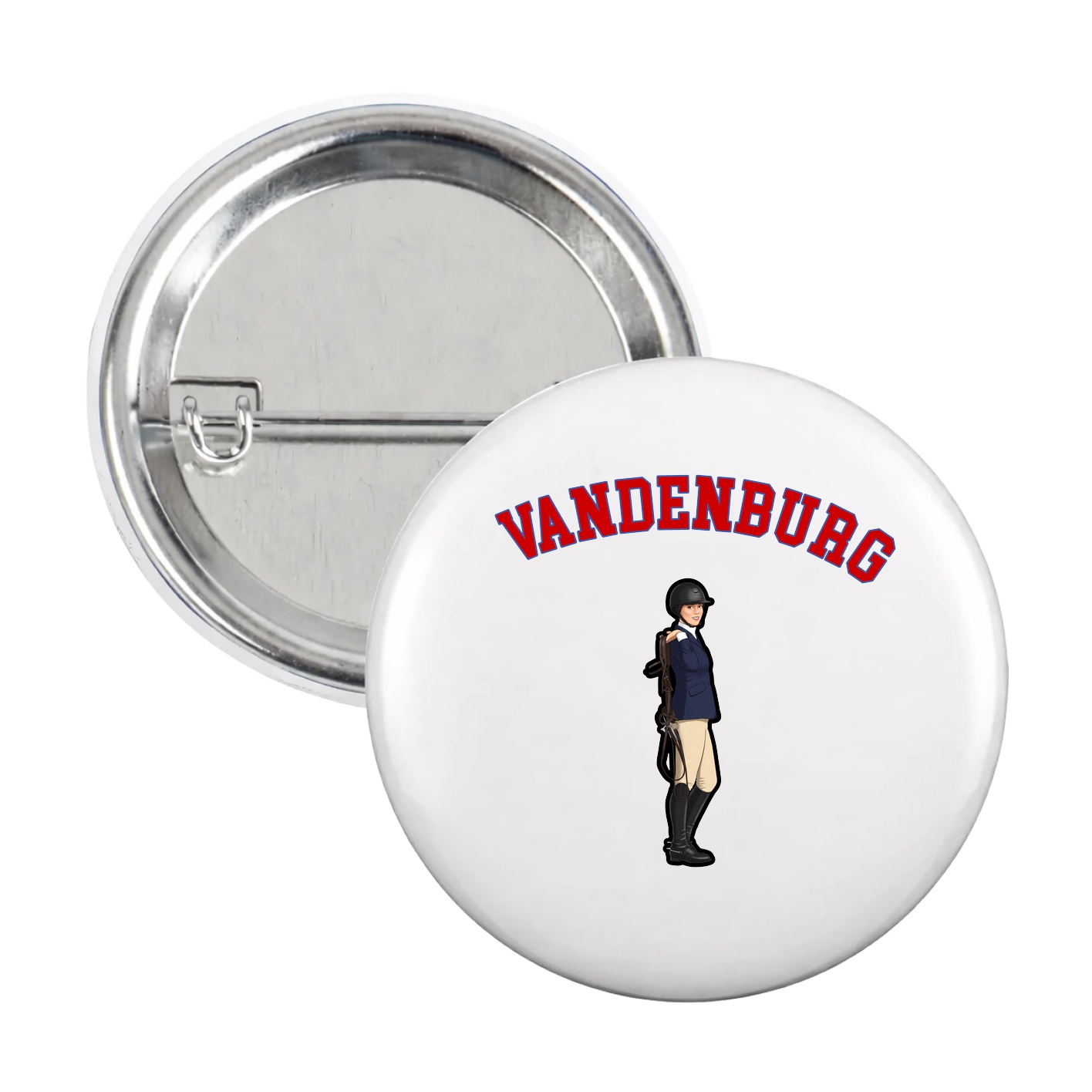 Game Day Button — Shirsey Arch in White