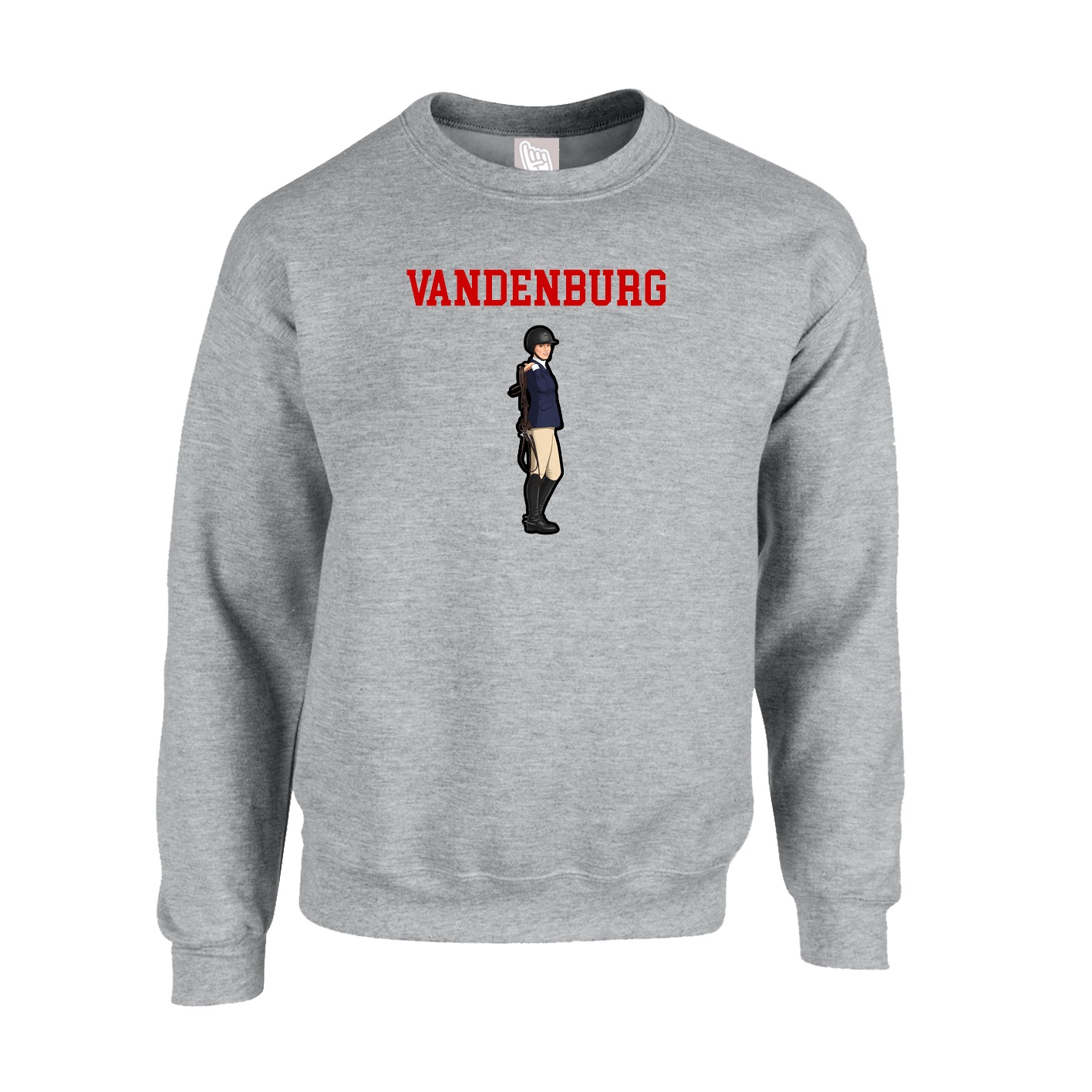 Fleece Crew — Shirsey in Grey
