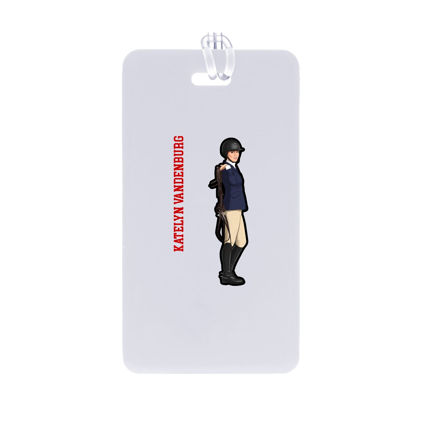 Bag Tag — Name Vertical in Classic