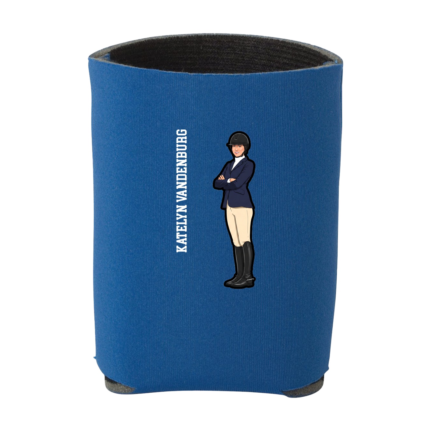 Can Holder — Name Vertical in Royal