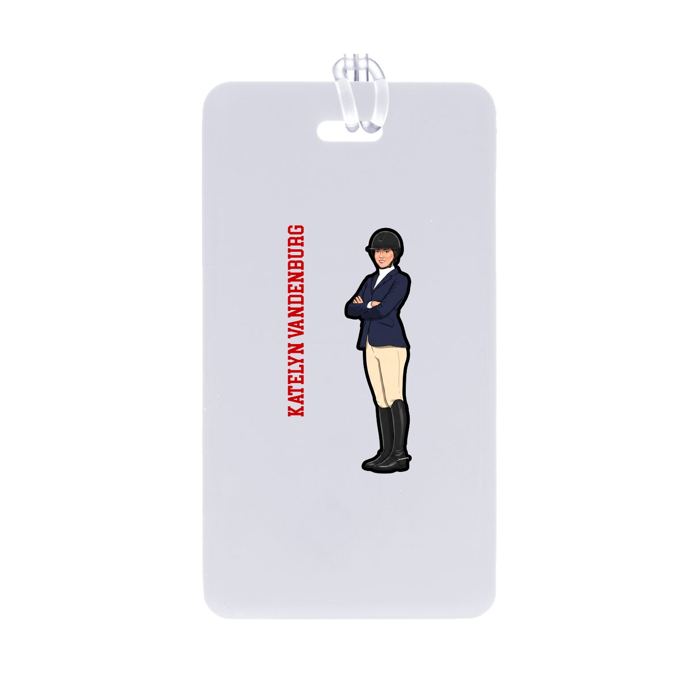 Bag Tag — Name Vertical in Classic