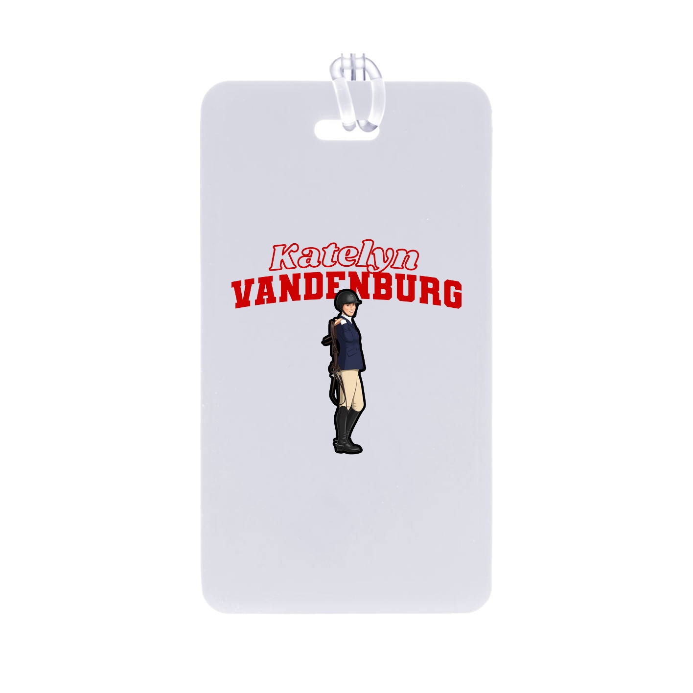 Bag Tag — Name Arch in Classic