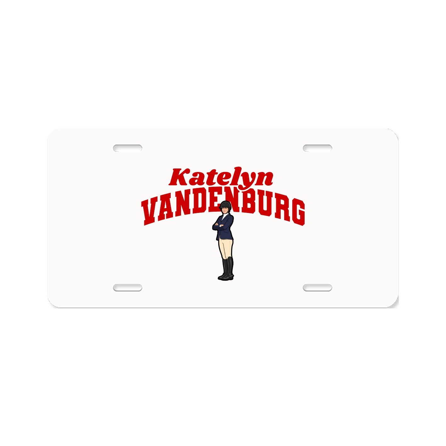 License Plate — Signature Arch in Classic