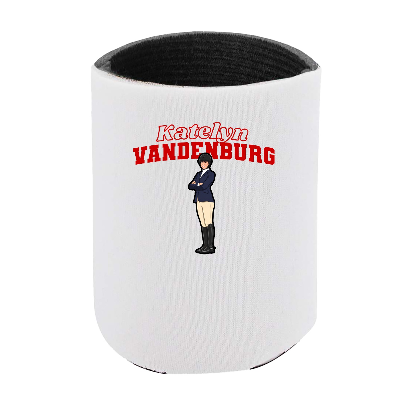Can Holder — Name Arch in White