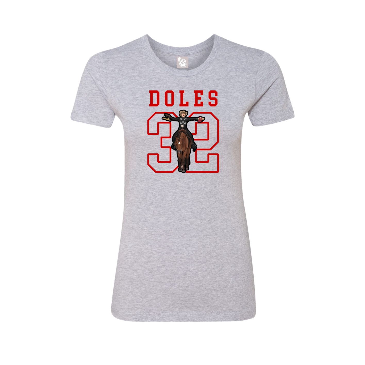 Fitted Women's Tee — Shirsey in Grey