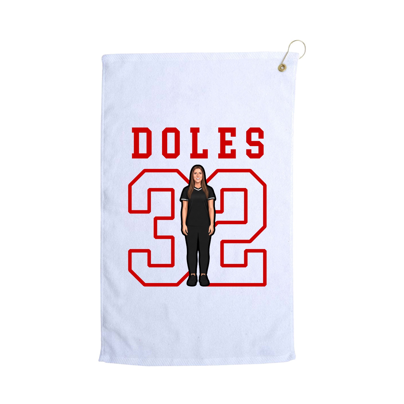 Golf Towel — Shirsey in White