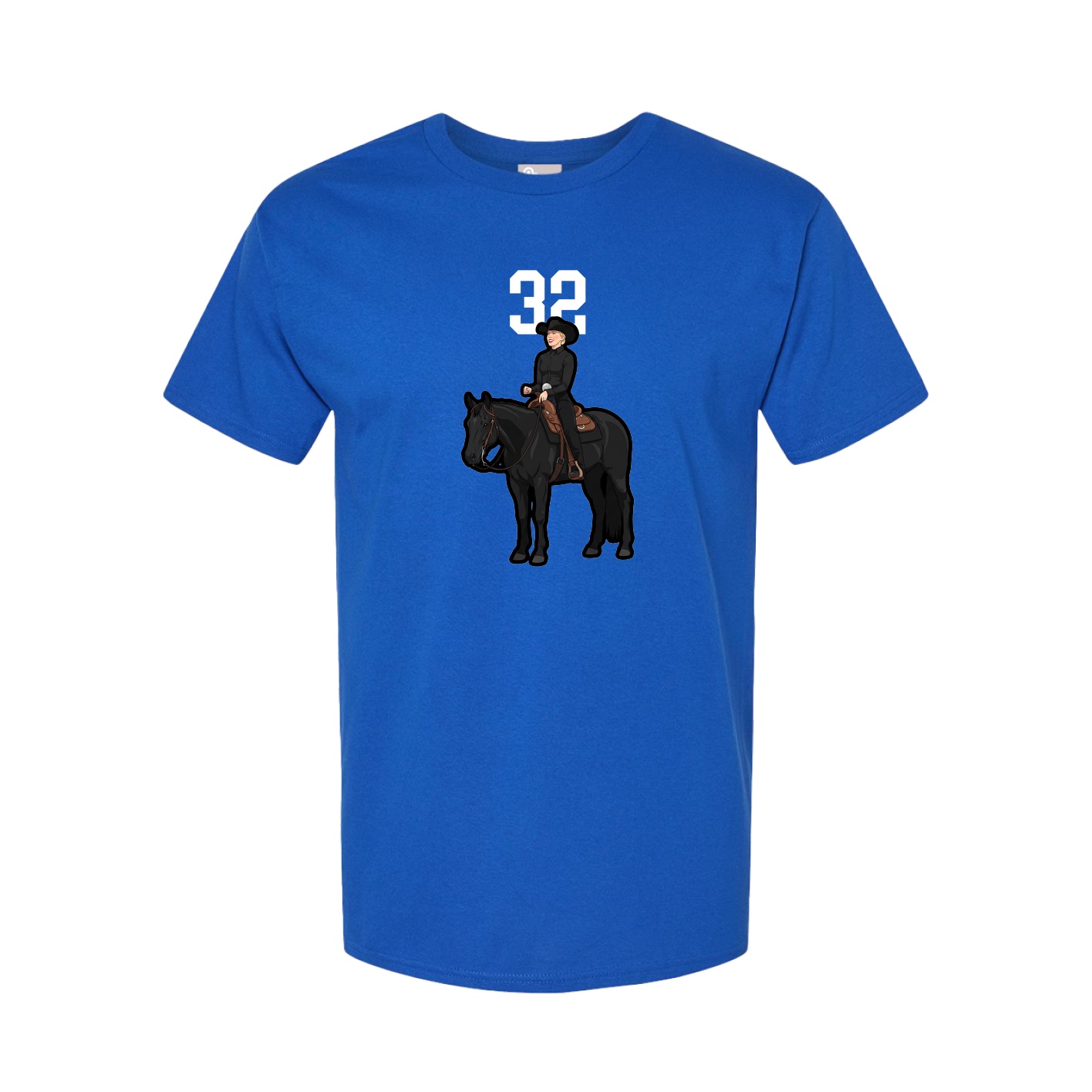 Tee — Number Top in Royal