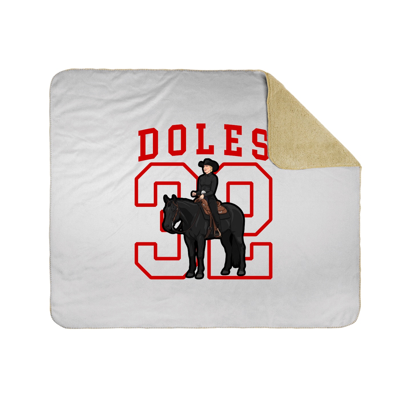 50x60 Sherpa Lined Throw Blanket