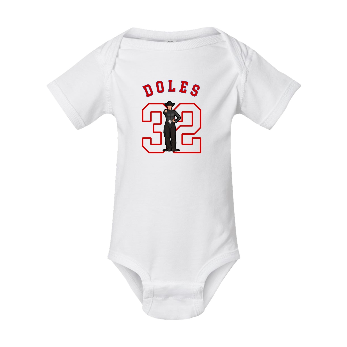 Baby Onesie — Shirsey Arch in White