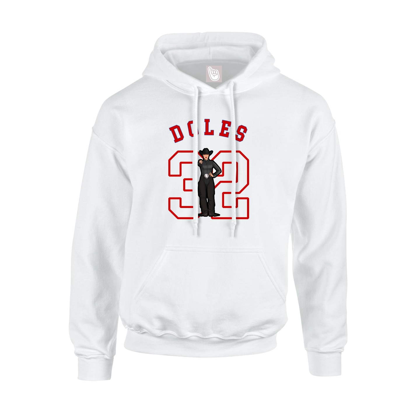 Hoodie — Shirsey Arch in White