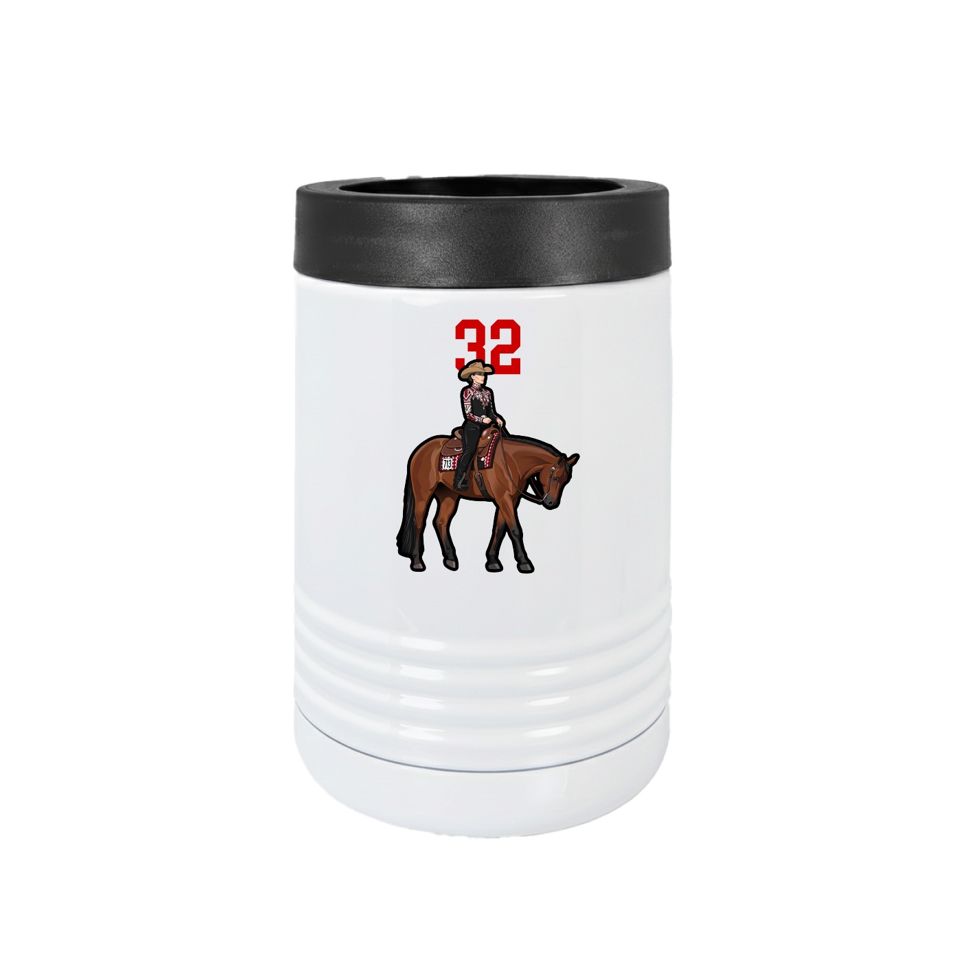 Beverage Holder — Number Top in White