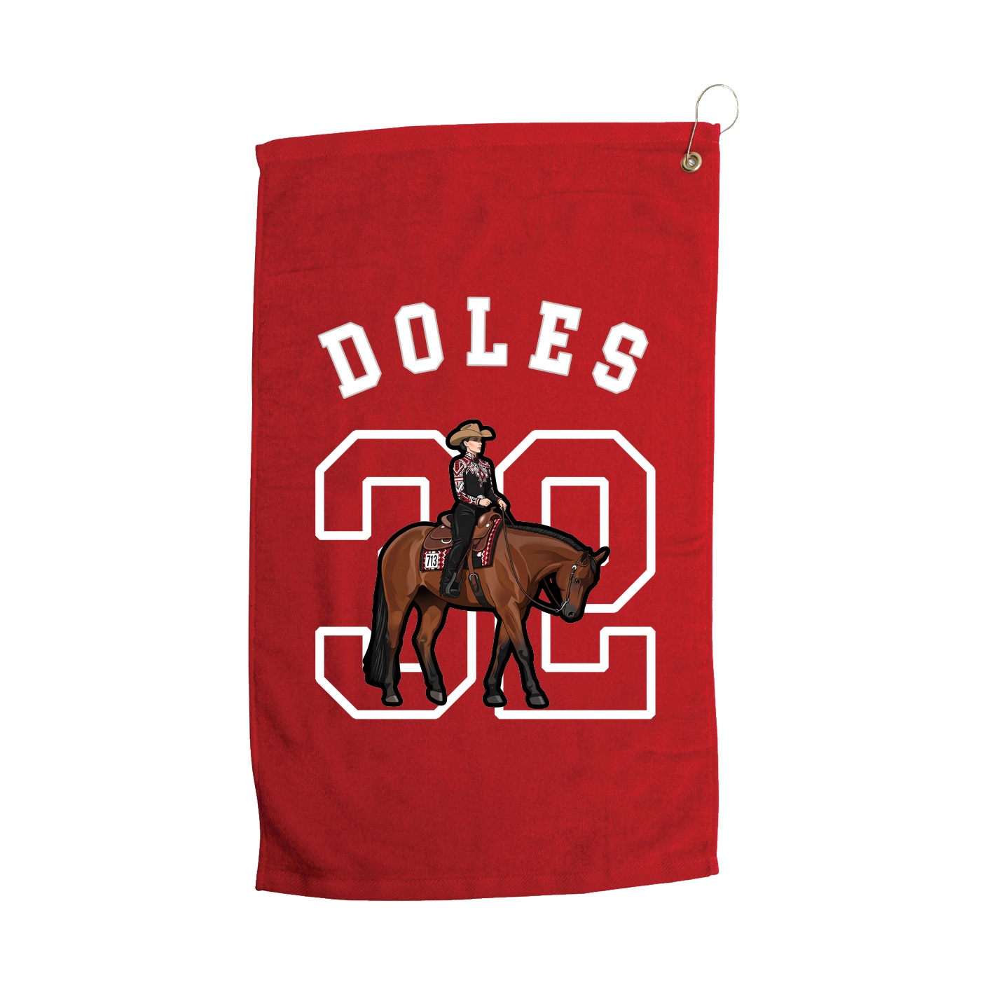 Golf Towel — Shirsey Arch in Red
