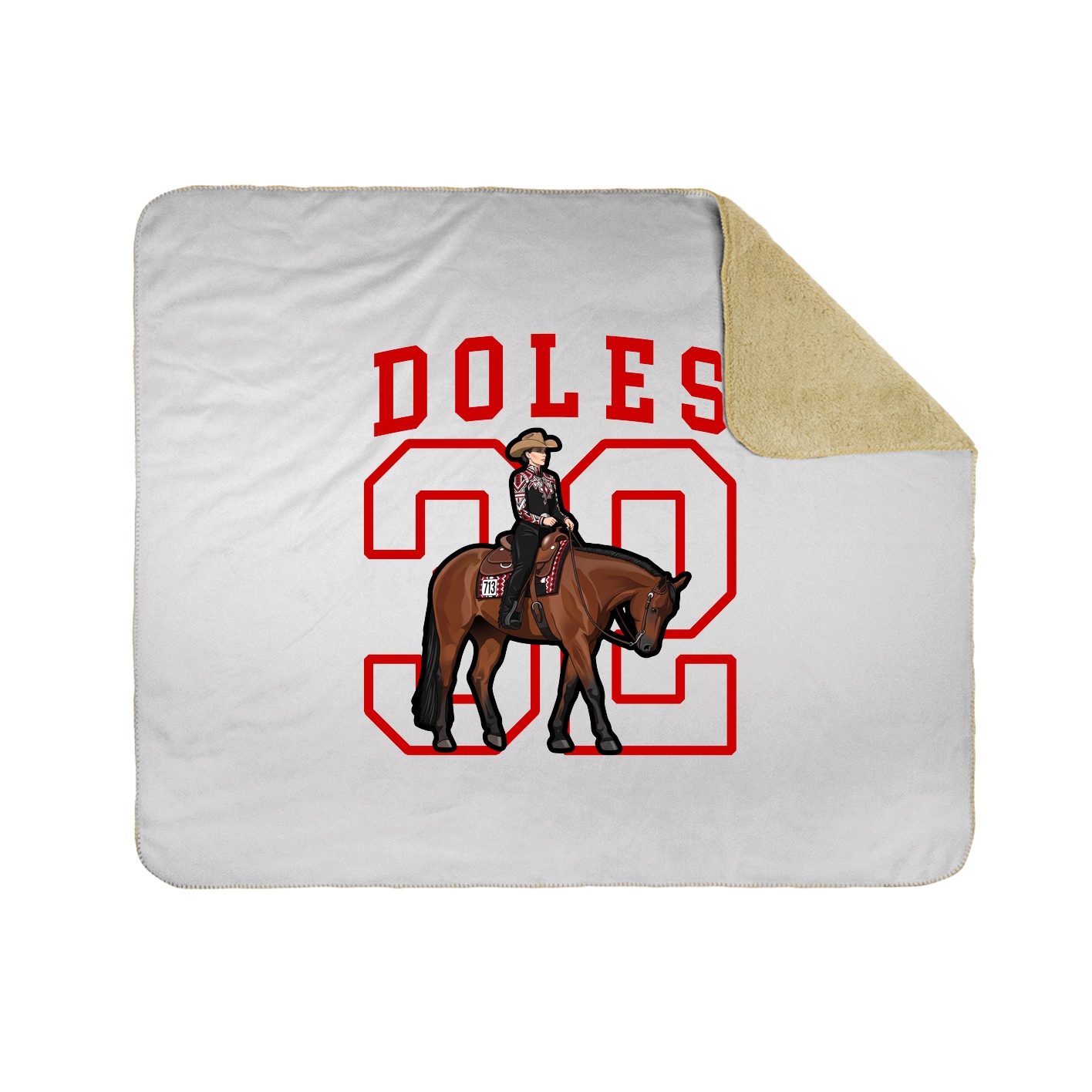 Throw Blanket — Shirsey in White