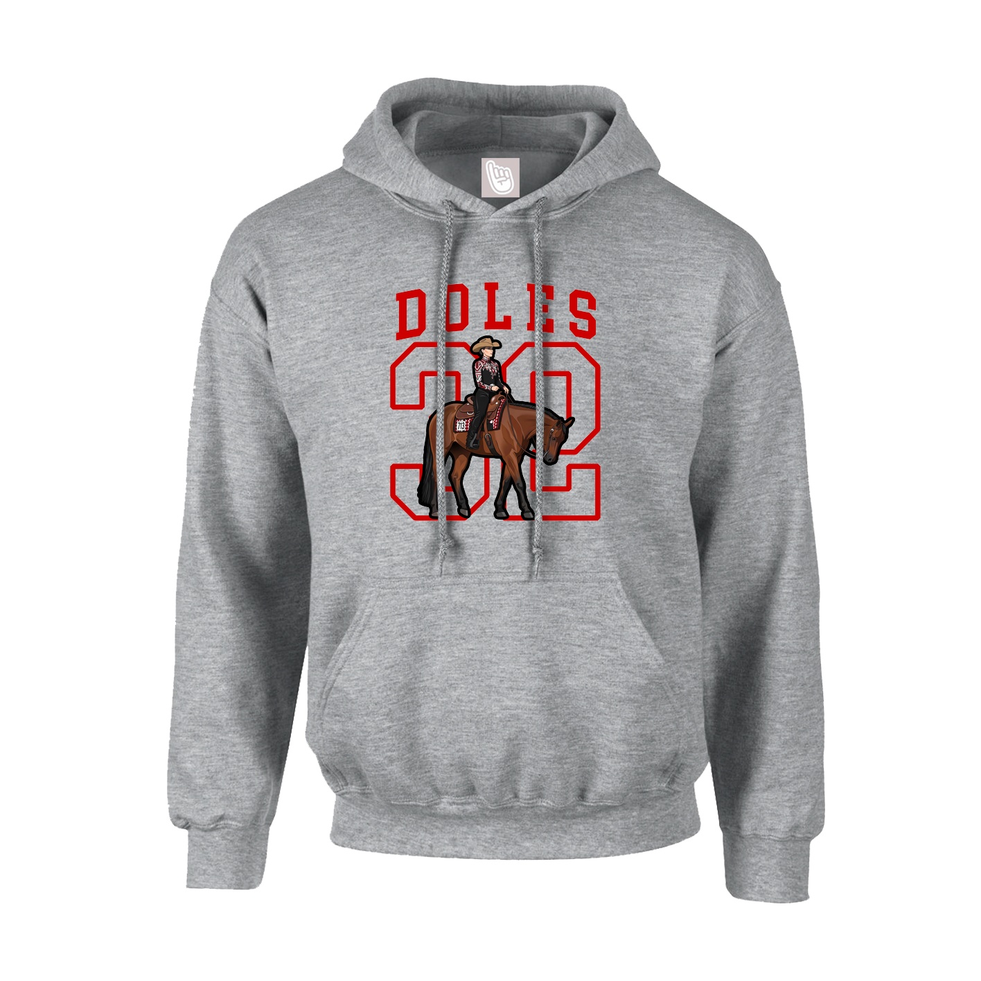 Hoodie — Shirsey in Grey