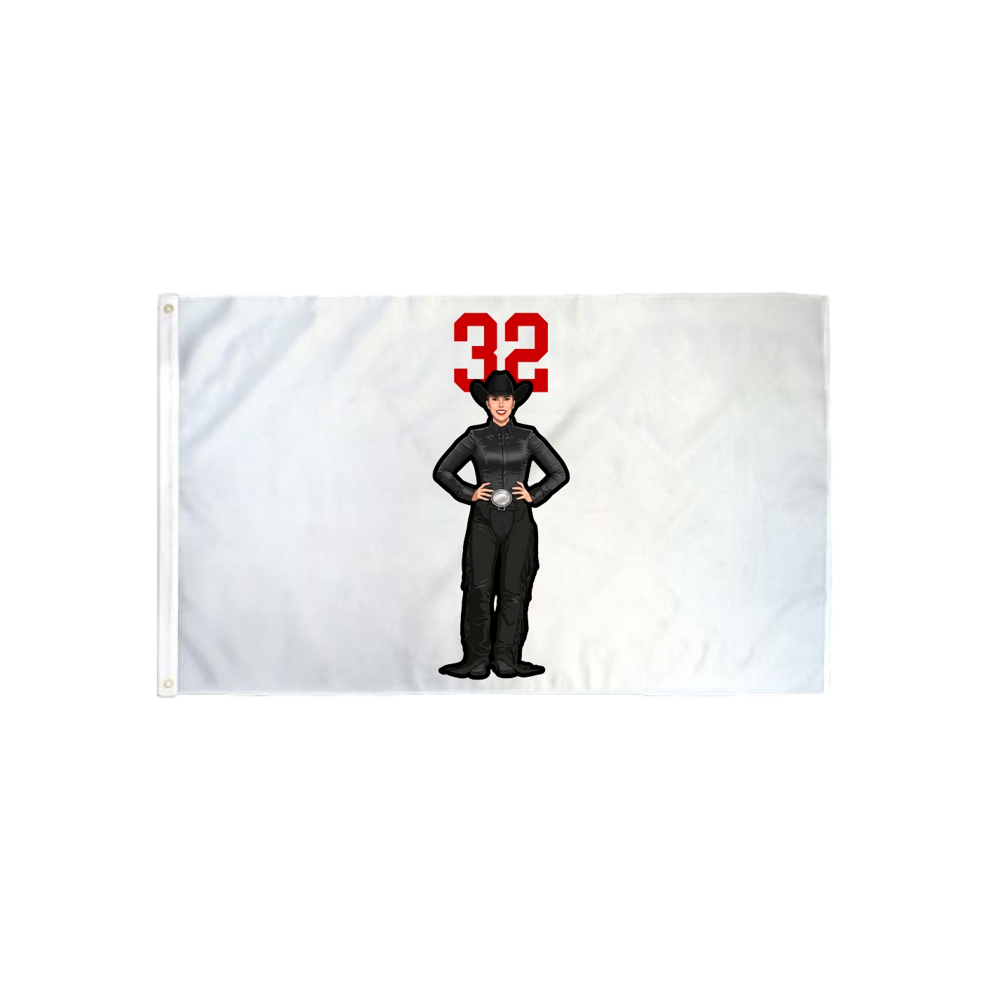 3x5 Flag — Number Top in Classic