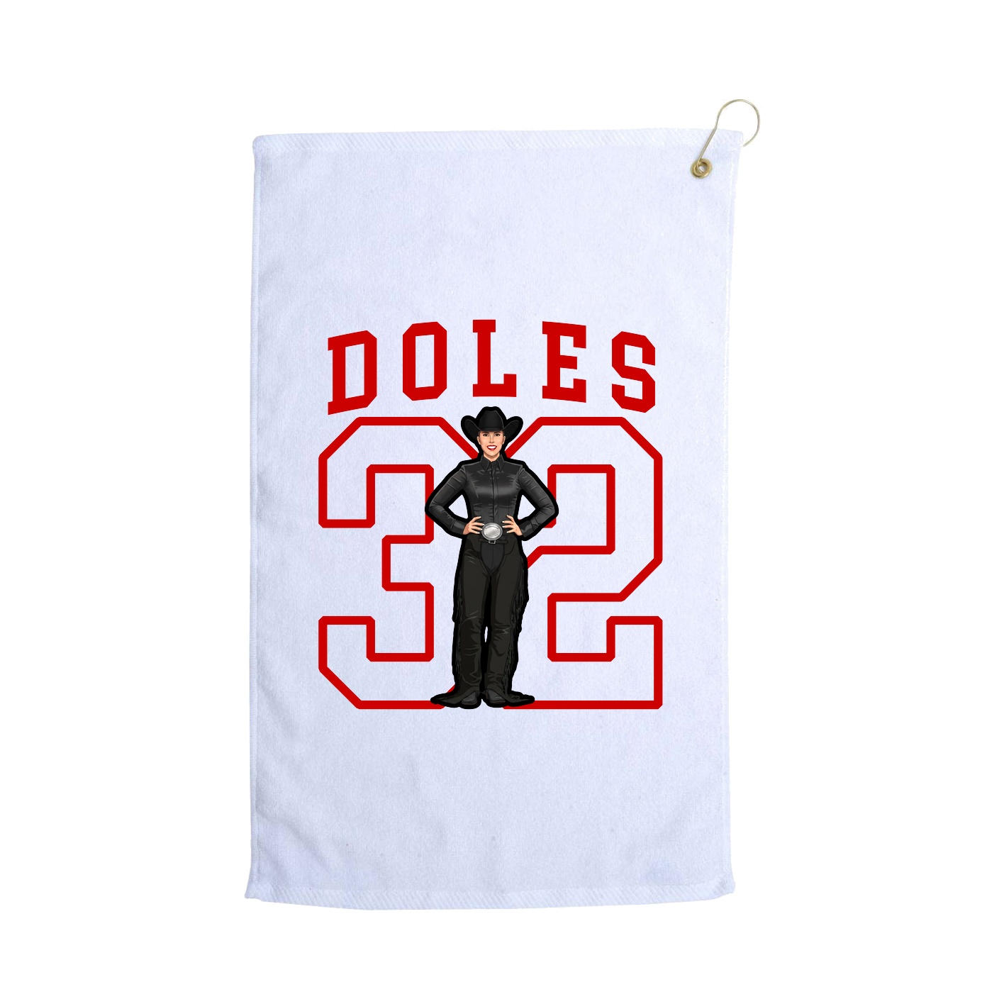 Golf Towel — Shirsey in White