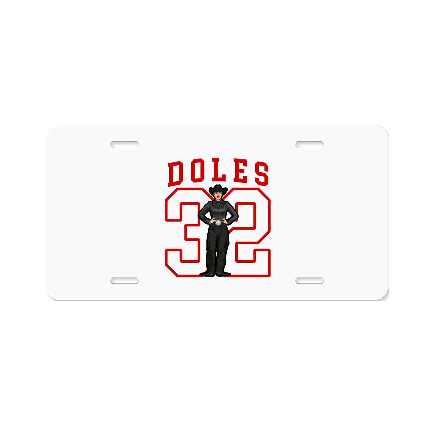 License Plate — Shirsey in Classic