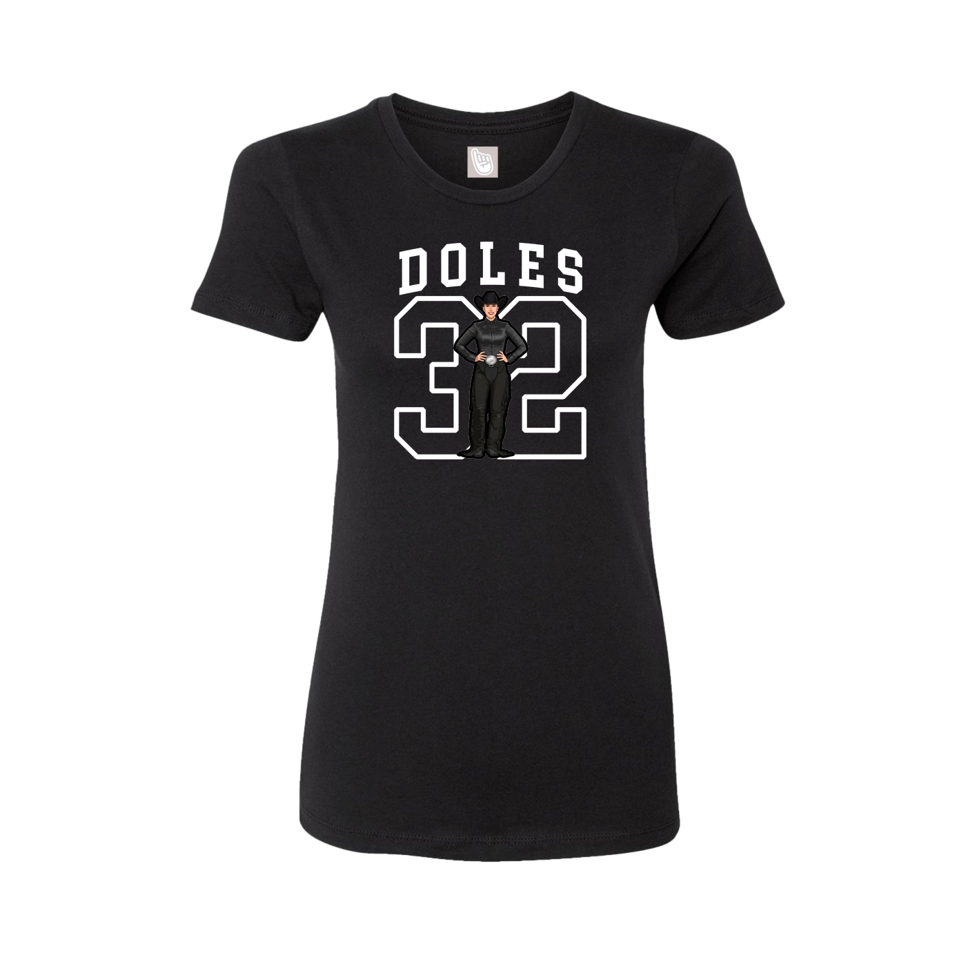 Fitted Women's Tee — Shirsey in Black
