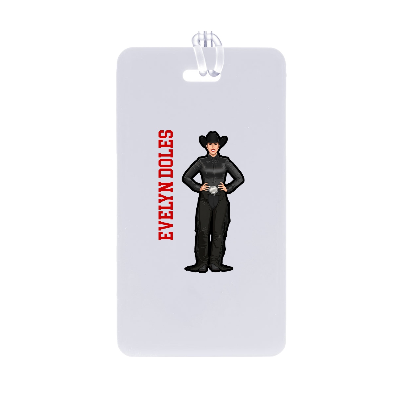 Bag Tag — Name Vertical in Classic