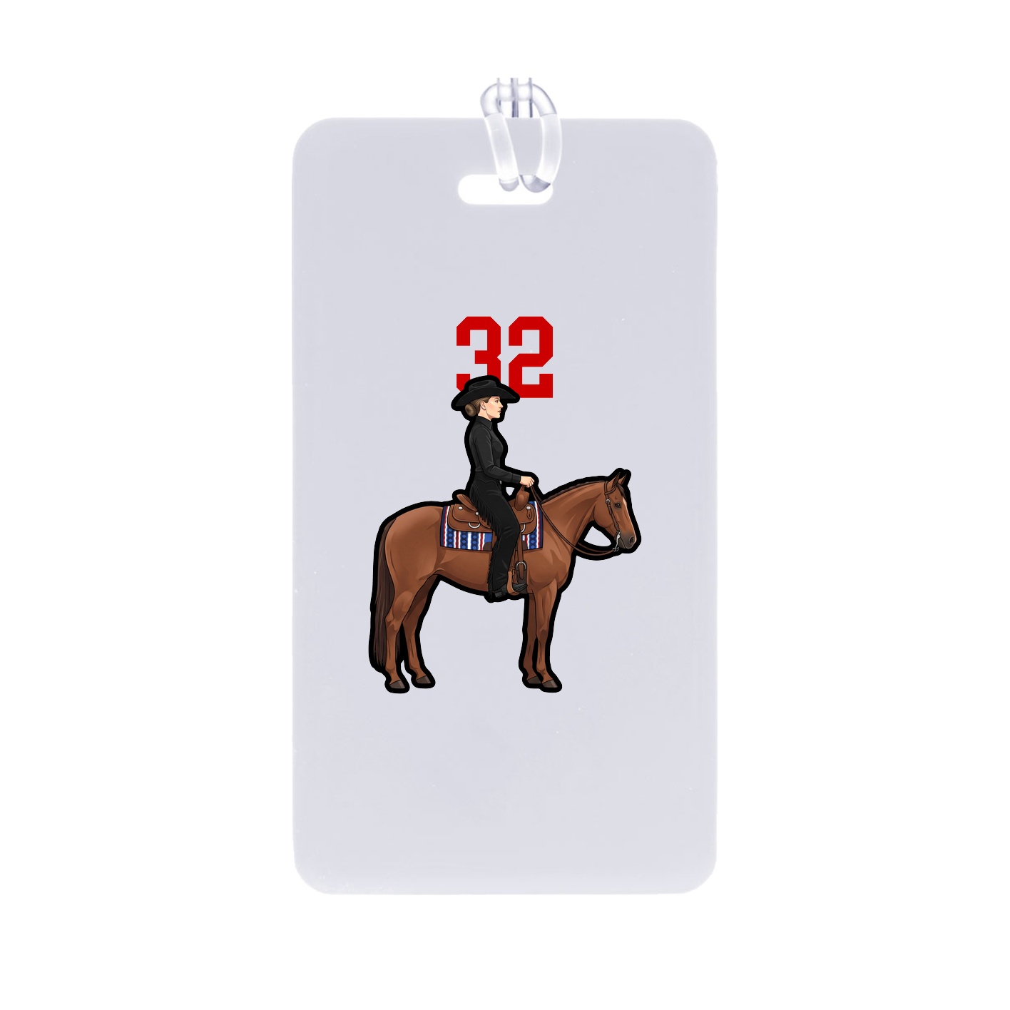 Bag Tag — Number Top in Classic