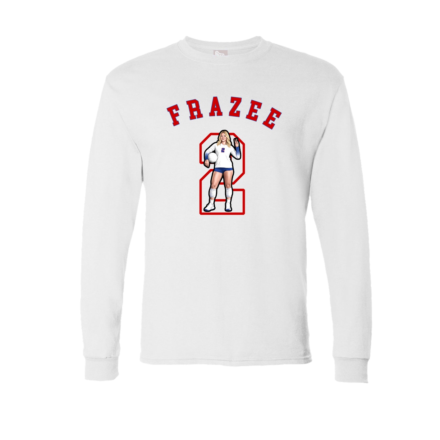 Long Sleeve Tee — Shirsey Arch in White