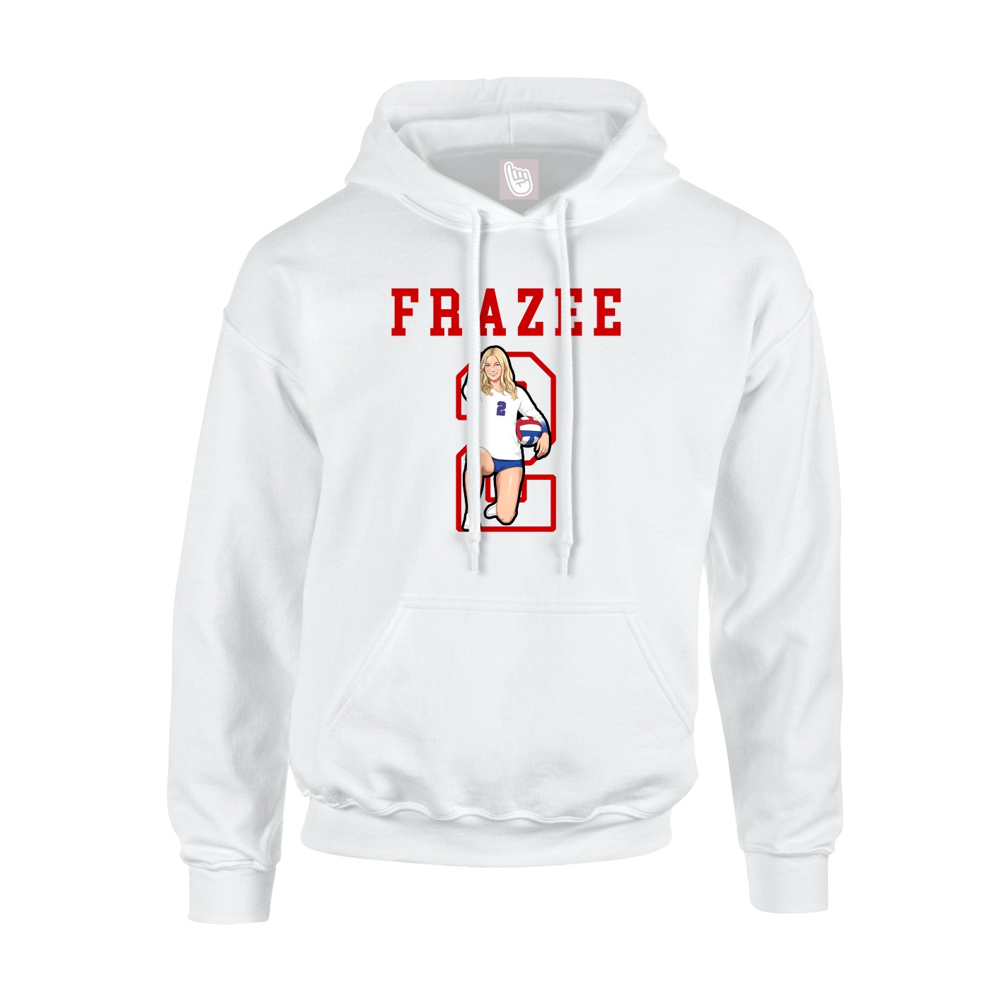 Youth Hoodie — Shirsey in White