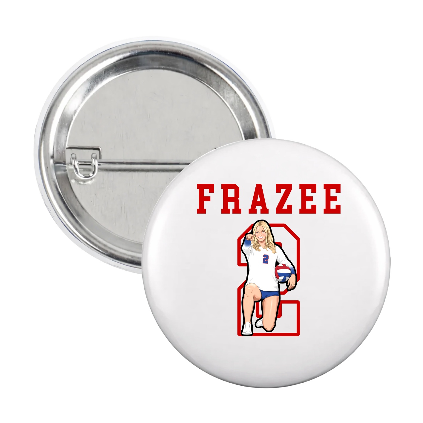Game Day Button — Shirsey in White